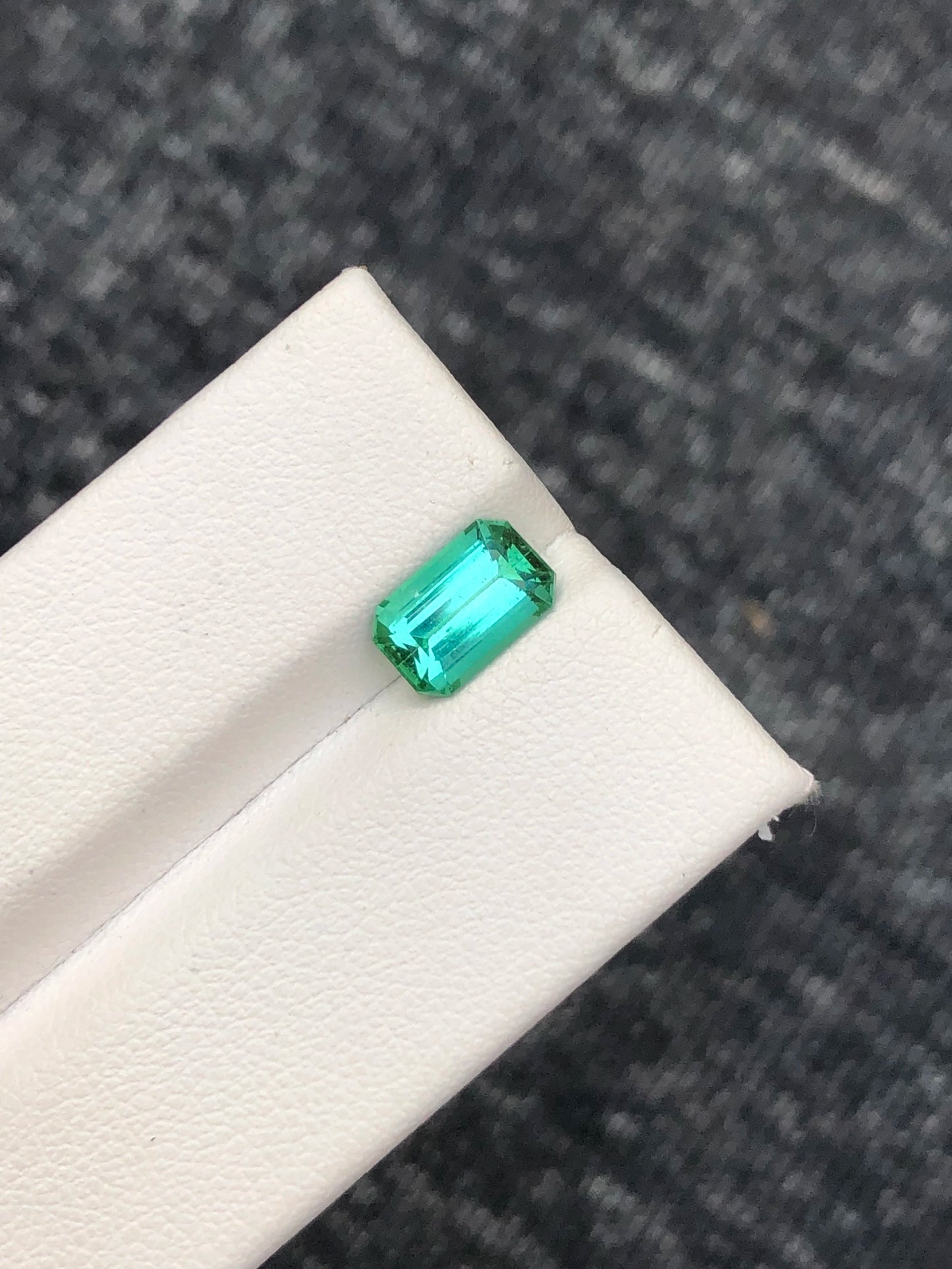 Tourmaline 1.80 Ct Emerald Cut Beautiful Green Tourmaline From AFG - Gemstone
