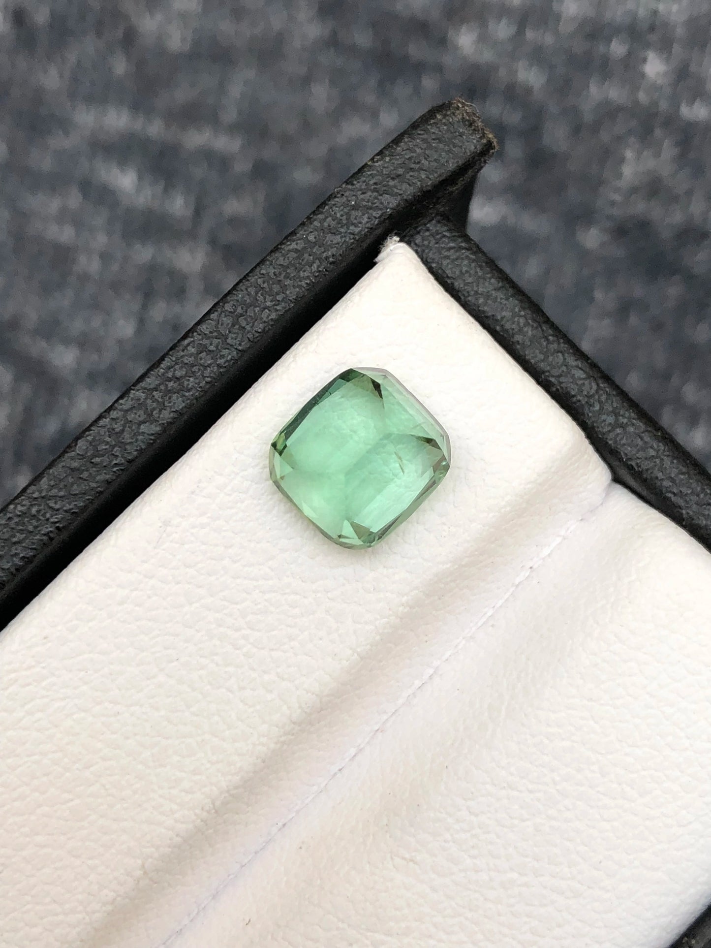 Tourmaline 2.40 Ct Cushion Cut Beautiful Mint Green Tourmaline - Gemstone