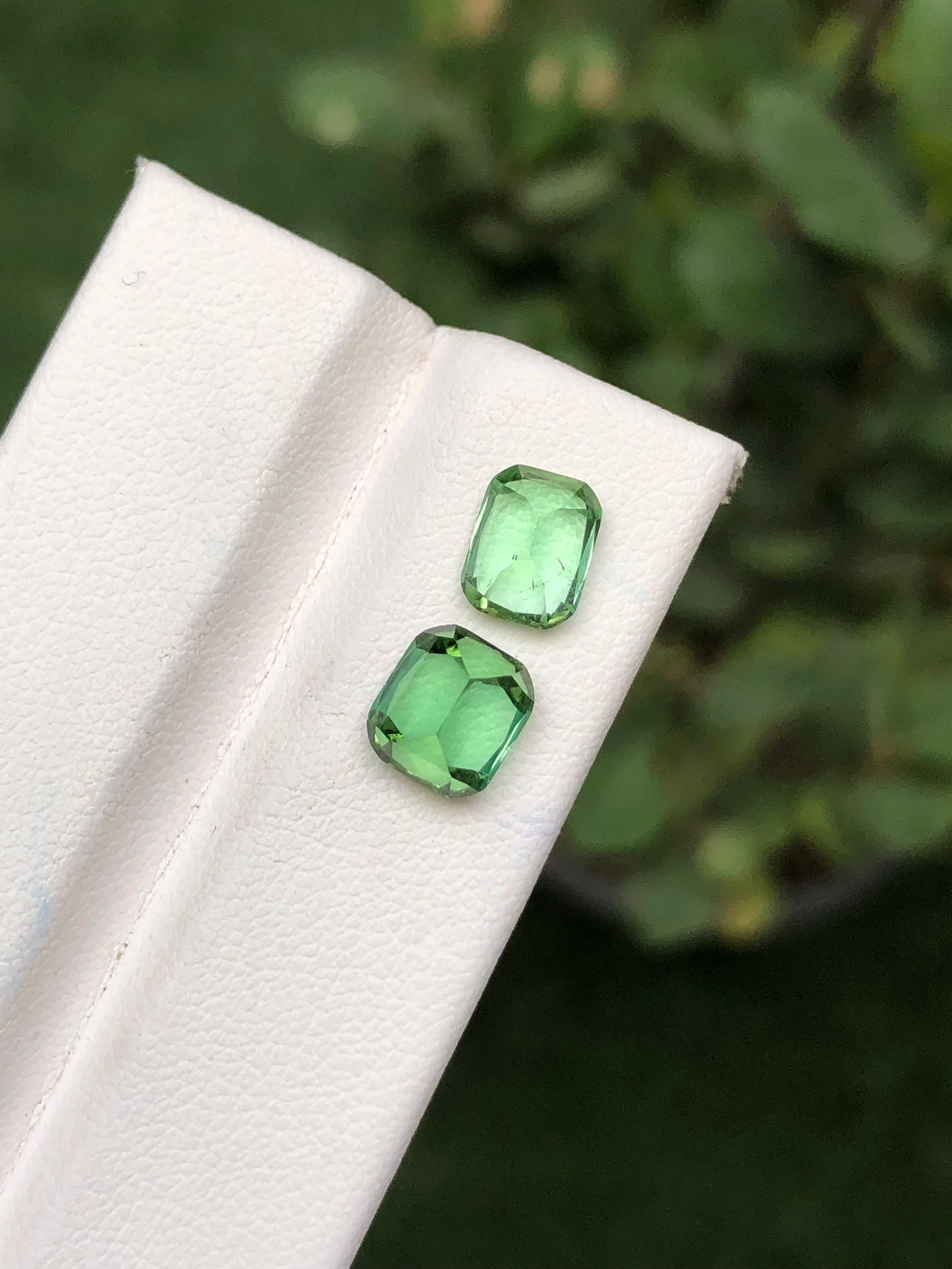 Tourmaline 3.60 Ct Perfect Faceted Cut Greenish Tourmaline From AFG - Gemstone