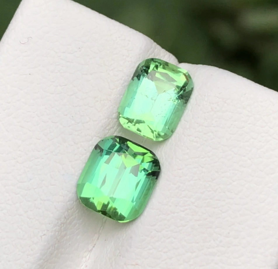 Tourmaline 3.60 Ct Perfect Faceted Cut Greenish Tourmaline From AFG - Gemstone