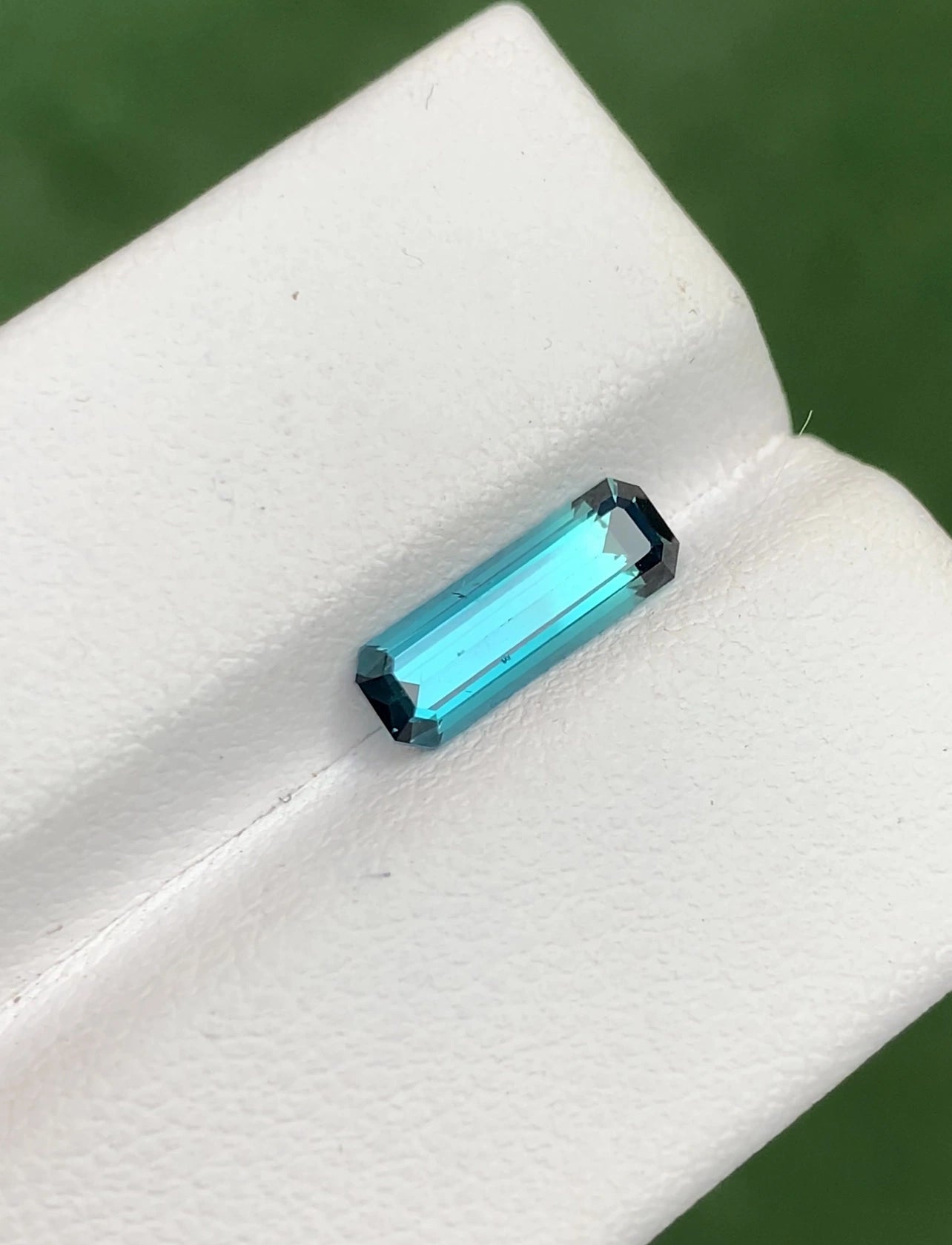 1.35 Crts Emerald Cut Pure Blue TOURMALINE from AFGHANISTAN - Gemstone
