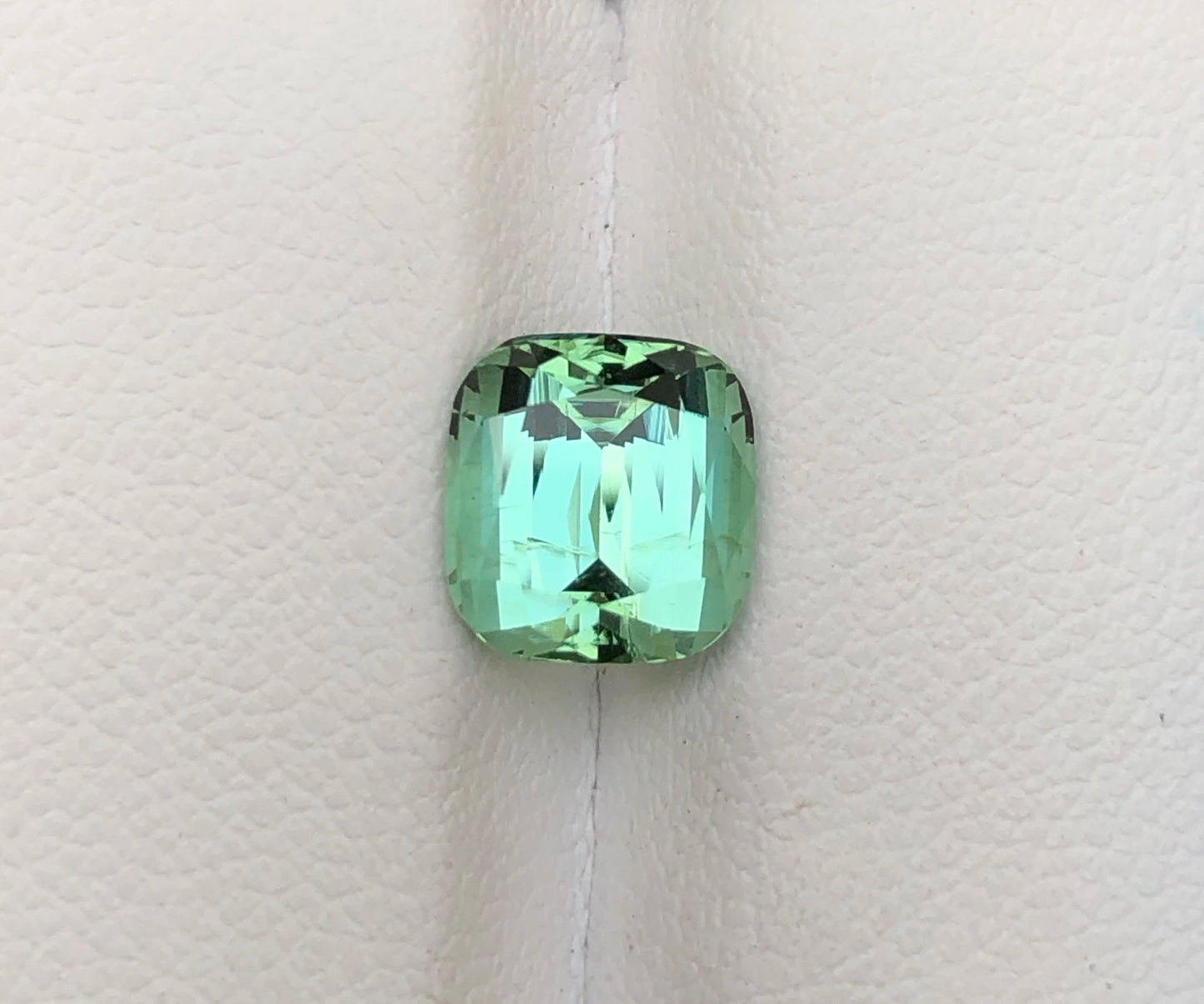 Tourmaline 2.40 Ct Cushion Cut Beautiful Mint Green Tourmaline - Gemstone