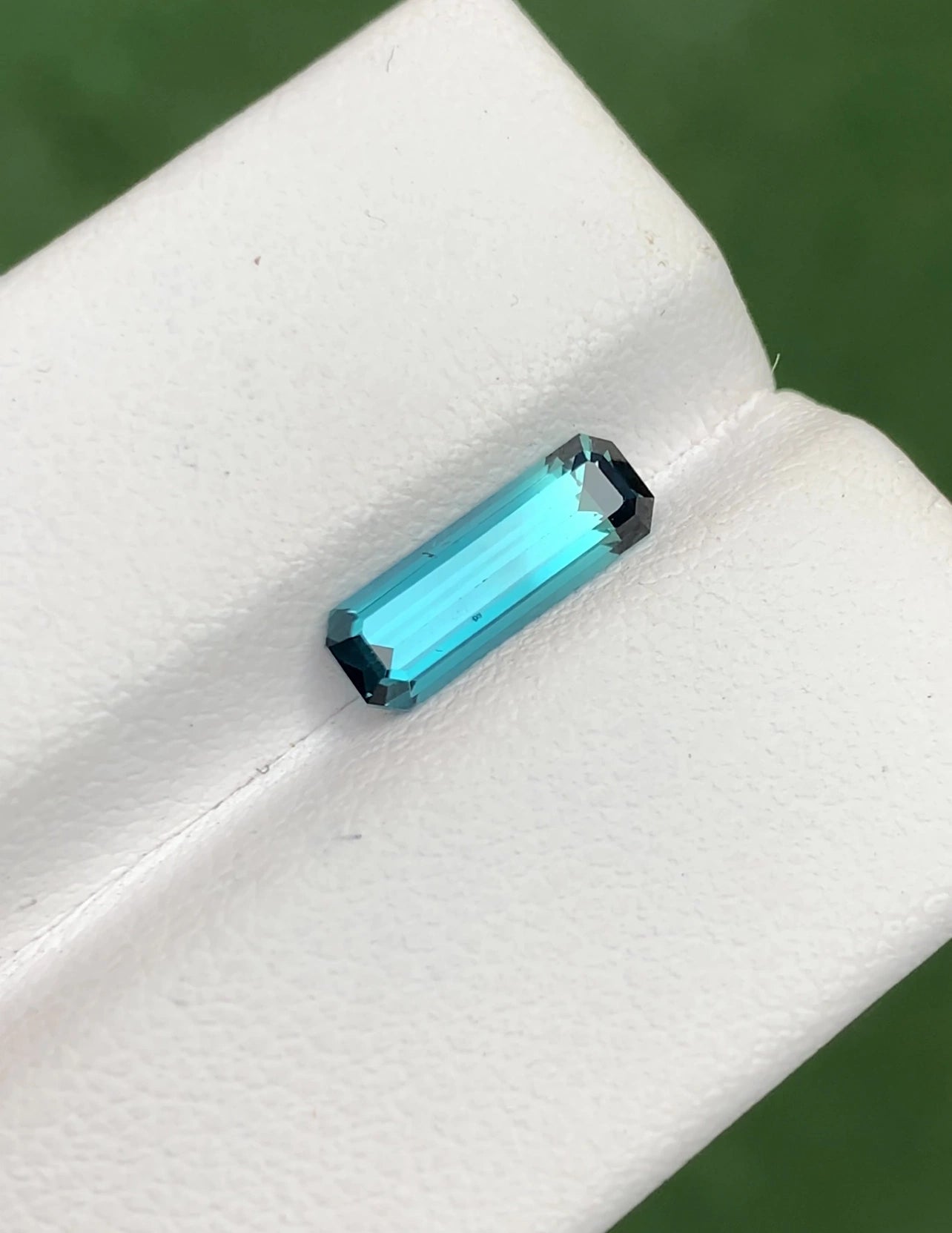 1.35 Crts Emerald Cut Pure Blue TOURMALINE from AFGHANISTAN - Gemstone