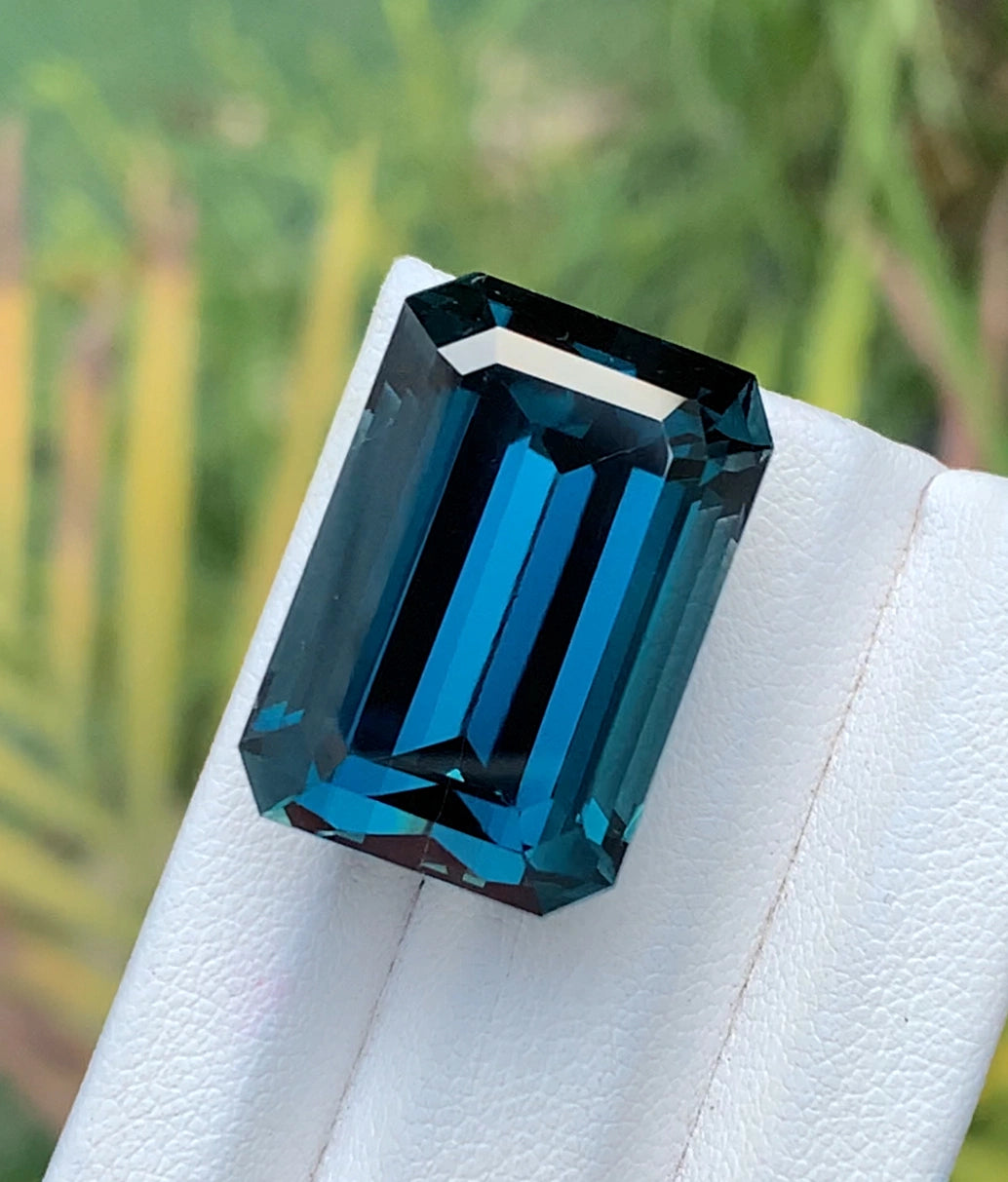 Exceptional 52.20 Ct London Blue Topaz - Sparkling Emerald Cut Treasure - Gemstone
