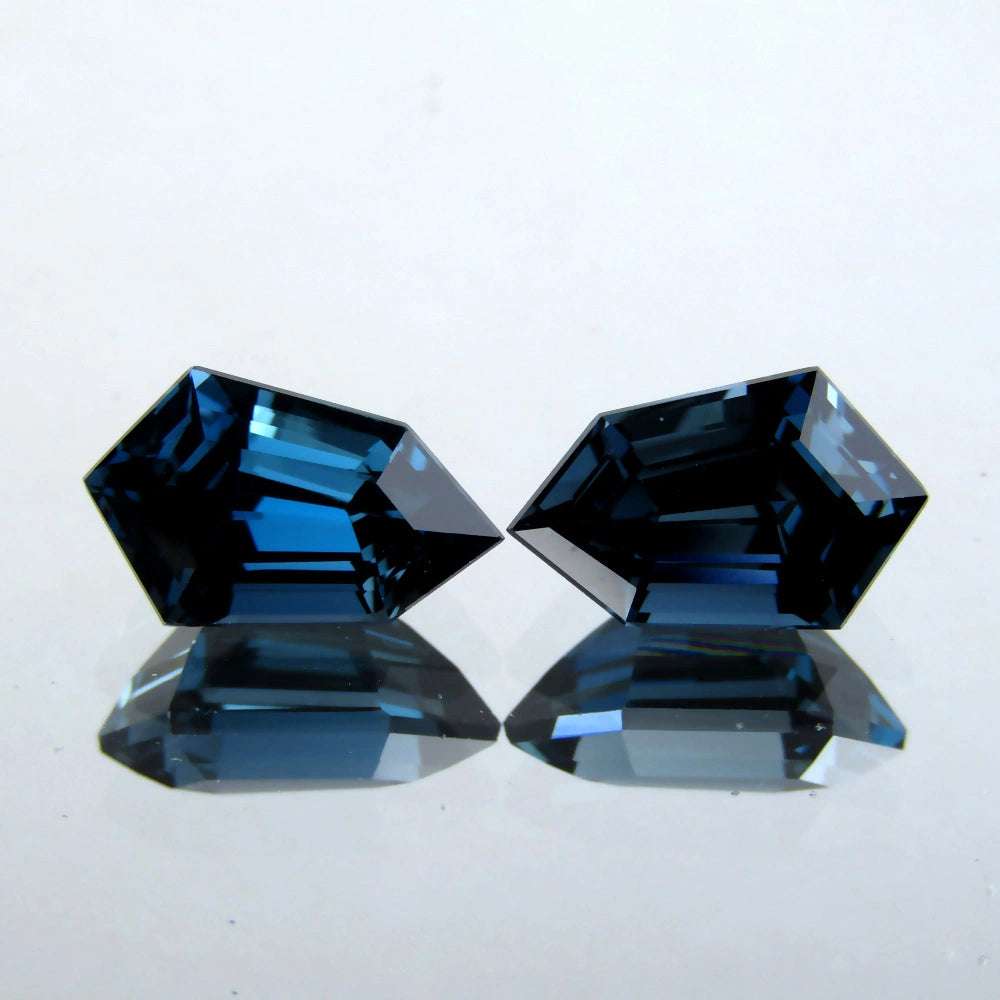 Pair London Blue Topaz 19.90 Ct Perfect Cut Sparkly London Topaz - Gemstone