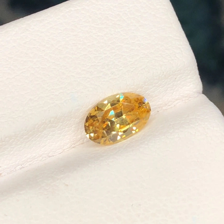 Yellow Zircon 1.75 Ct Perfect Cut Sparkly Yellow Zircon - Gemstone