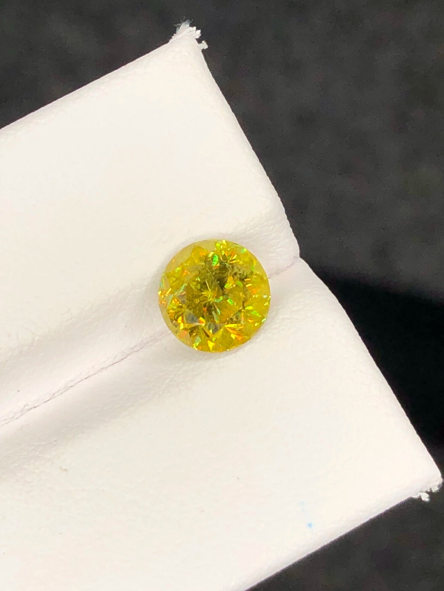 SPHENE 1.65 Cts Round Shape Beautiful Fire Sparkling SPHENE AFRICA