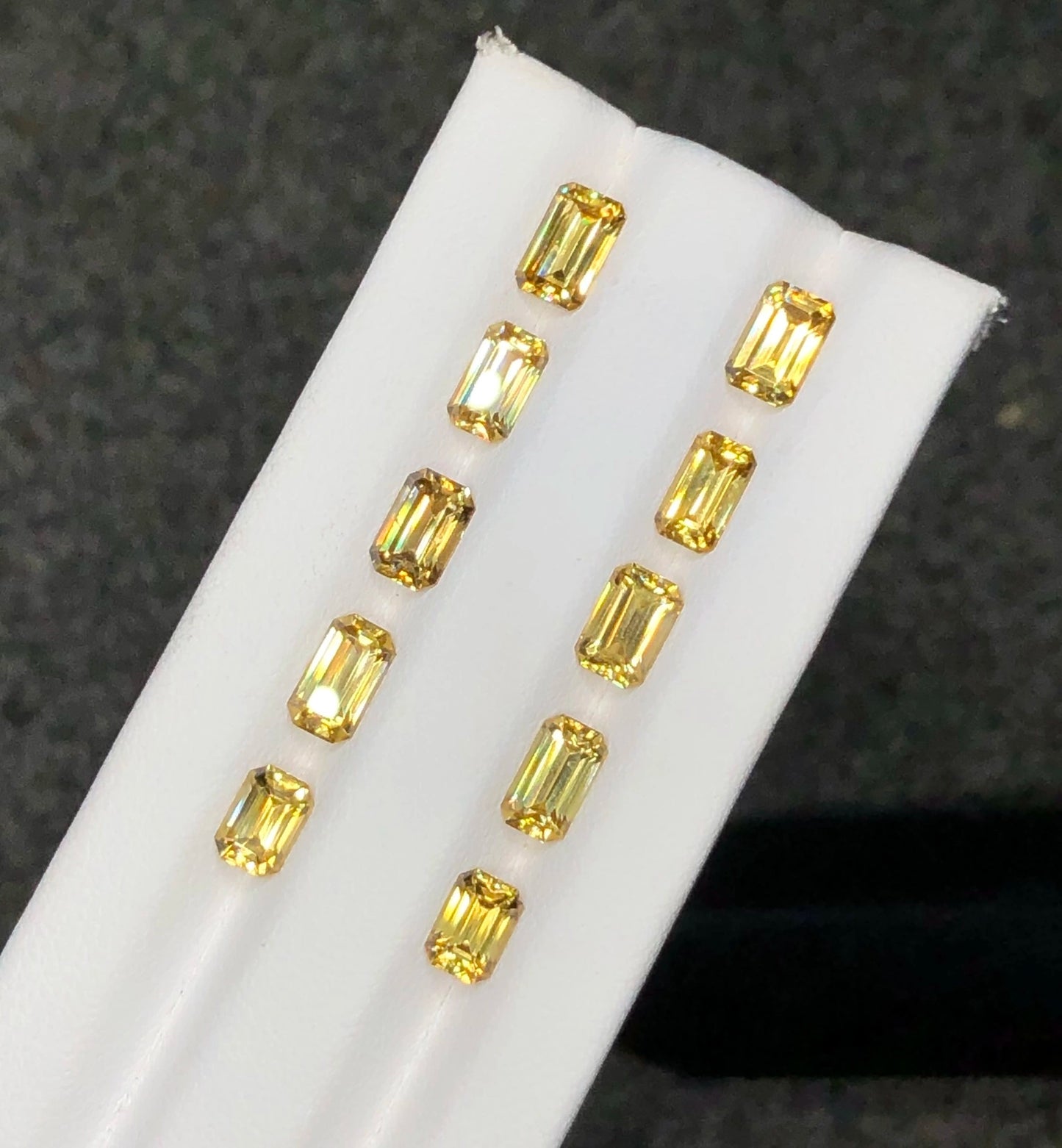 Yellow Zircon Lot 11.10 Ct Perfect Cut Beautiful Lustrous Zircon - Gemstone