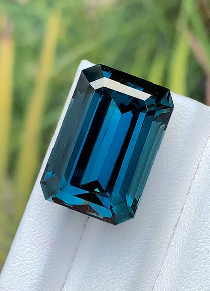 Exceptional 52.20 Ct London Blue Topaz - Sparkling Emerald Cut Treasure - Gemstone
