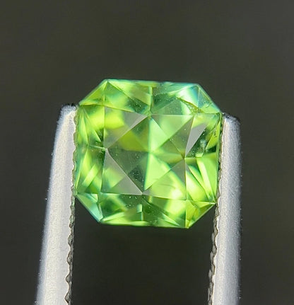 TOURMALINE 1.20 Ct Precision Cut Beautiful Greenish Tourmaline AFG - Gemstone