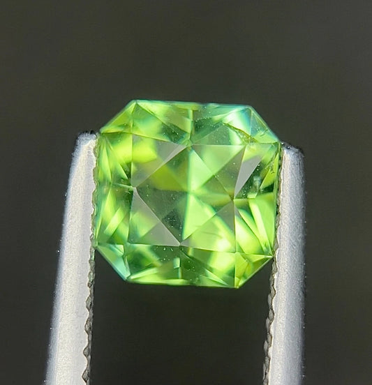 TOURMALINE 1.20 Ct Precision Cut Beautiful Greenish Tourmaline AFG - Gemstone