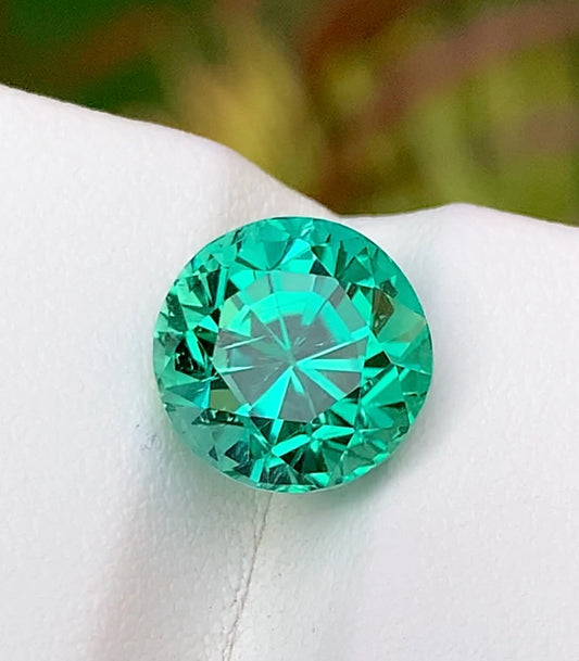 Green Spodumene 6.40 Ct Perfect Faceted Cut  Green Spodumene