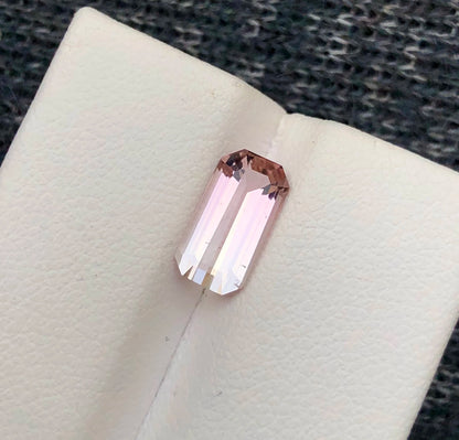 Bi Colour Tourmaline 1.80 Ct Emerald Cut Beautiful Bi Tourmaline - Gemstone