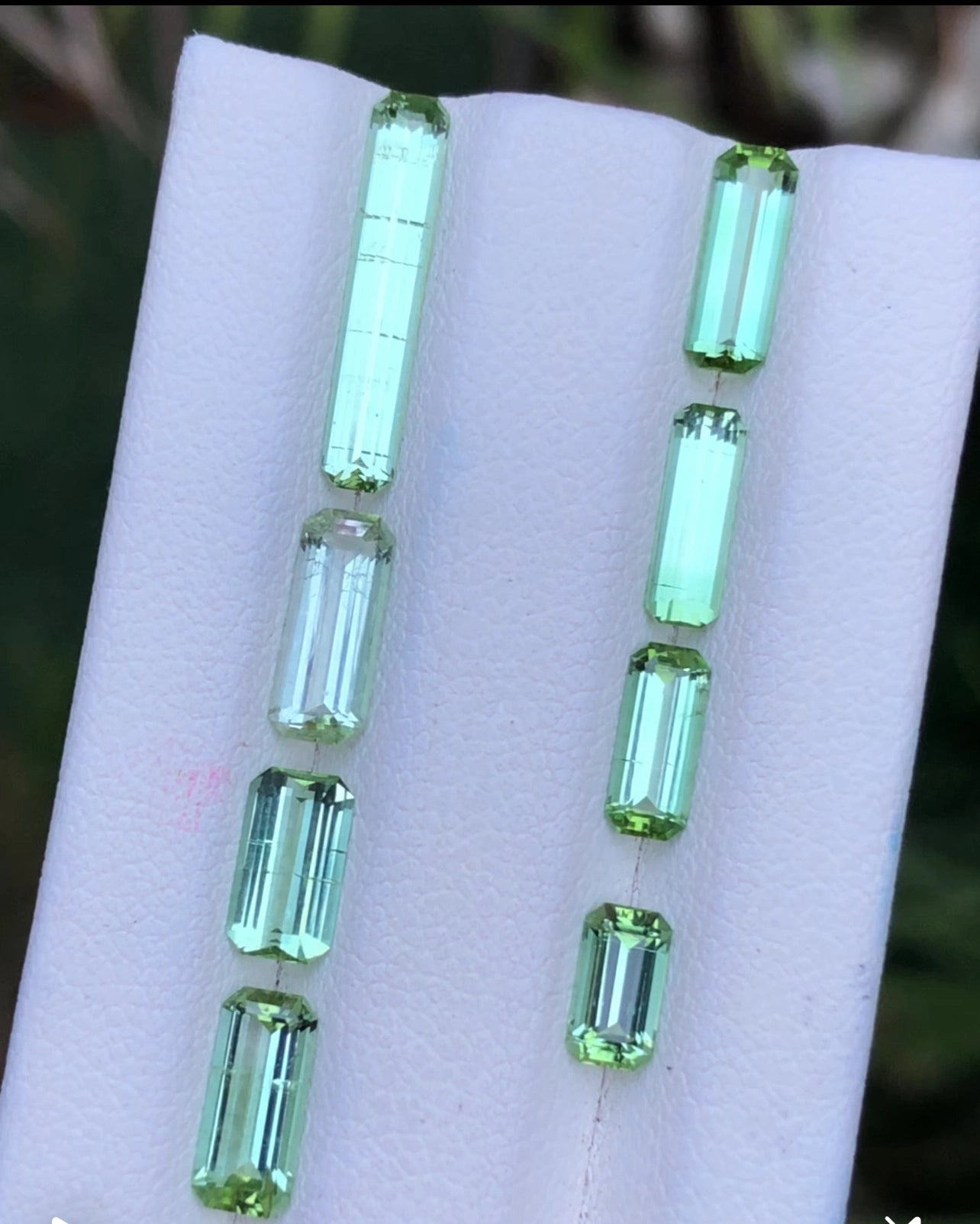 6.05 Ct Green Tourmaline Lot | Loose Gemstones for Jewelry - Gemstone