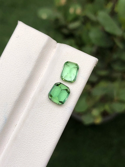 Tourmaline 3.60 Ct Perfect Faceted Cut Greenish Tourmaline From AFG - Gemstone