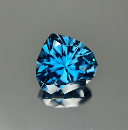 38.70 CRT Heart Shape London Blue Topaz - Gemstone