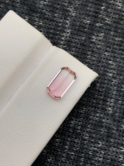 Bi Colour Tourmaline 1.80 Ct Emerald Cut Beautiful Bi Tourmaline - Gemstone