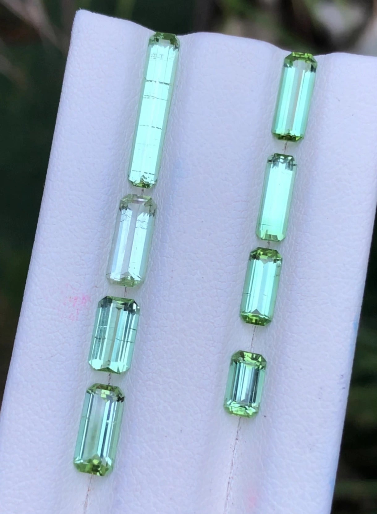 6.05 Ct Green Tourmaline Lot | Loose Gemstones for Jewelry - Gemstone