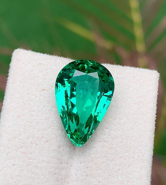 Green Spodumene 14.50 Ct Perfect Faceted Cut  Green Spodumene