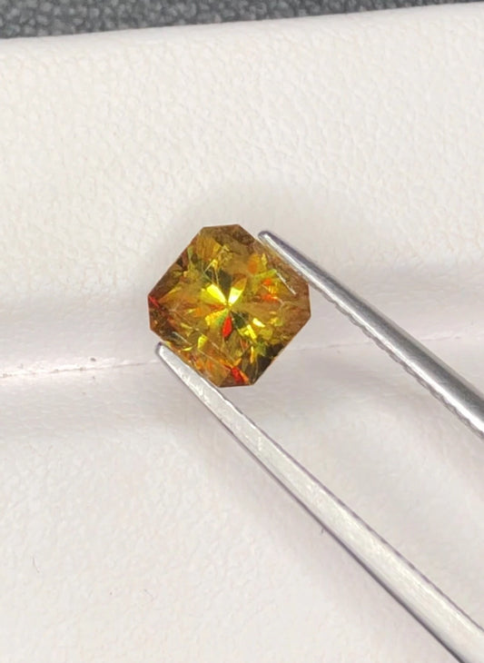 1.80 Ct Sphene- Rare Pakistani Gem with Stunning Dispersion