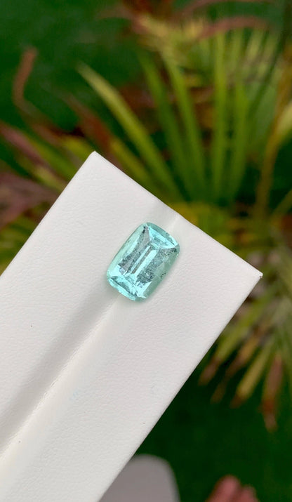 4 Ct Mint Green Tourmaline - Afghan Origin, Fine Cut - Gemstone