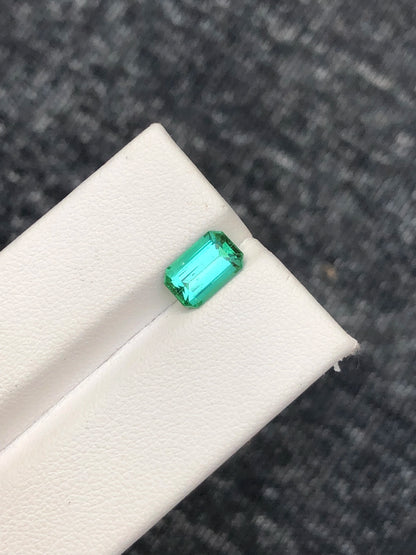 Tourmaline 1.80 Ct Emerald Cut Beautiful Green Tourmaline From AFG - Gemstone