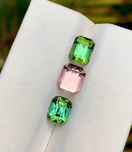 3.50 Ct Lot Tourmaline - Loose Faceted Gemstones for Jewelry - Gemstone