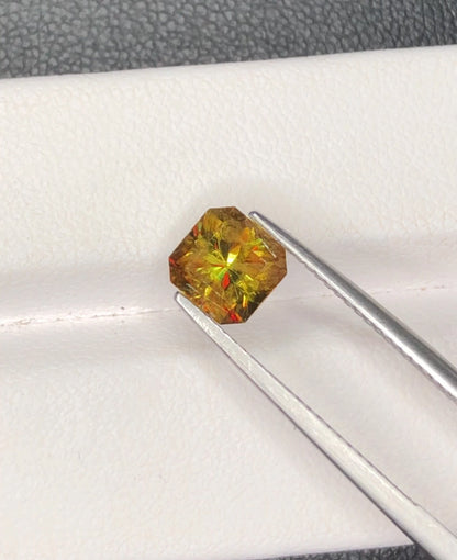 1.80 Ct Sphene- Rare Pakistani Gem with Stunning Dispersion