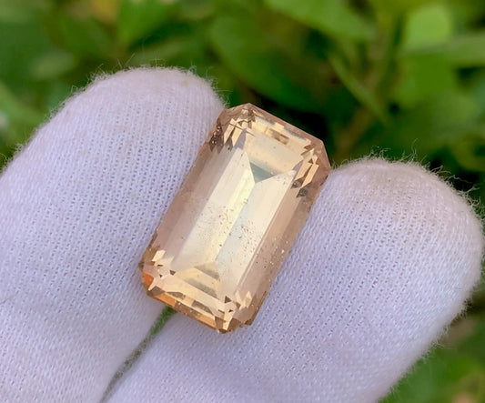 Golden Topaz 32.40 Ct Perfect Cut Shiny Beautiful Golden Topaz - Gemstone