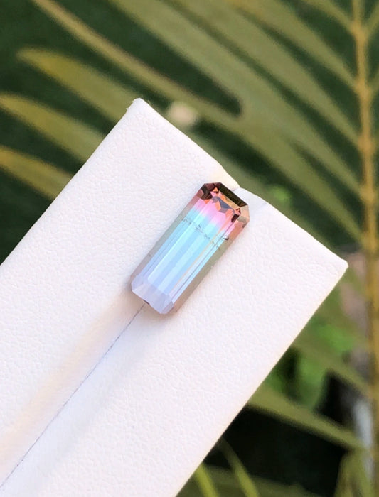 Tri Colour Tourmaline 7.40 Ct Perfect Cut Beautiful Tourmaline AFG - Gemstone