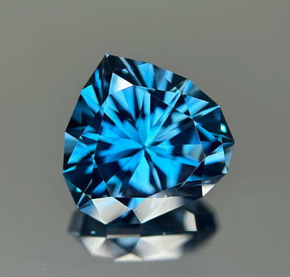 38.70 CRT Heart Shape London Blue Topaz - Gemstone
