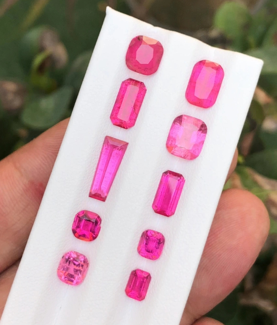 Pink Rubellite Lot 13.70 Ct Perfect Cut Pink Rubellite Lot - Gemstone