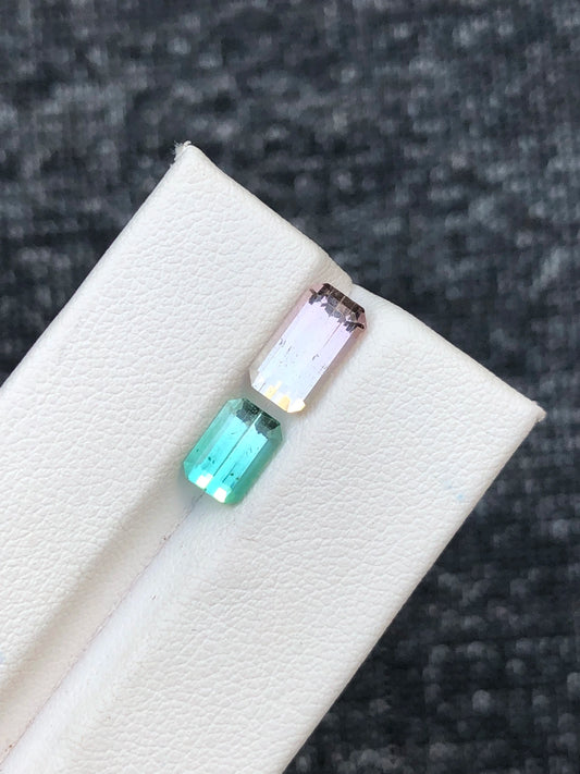 Tourmaline 3.50 Ct Emerald Cut Beautiful Tourmaline Pcs Afghanistan - Gemstone