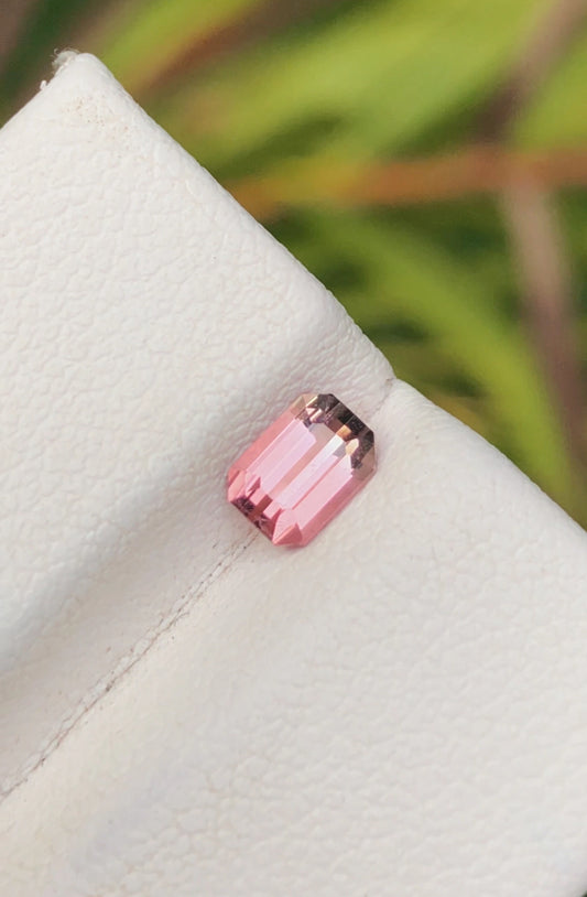 0.60 Pink Tourmaline - Emerald Cut, Perfect for Fine Jewelry - Gemstone