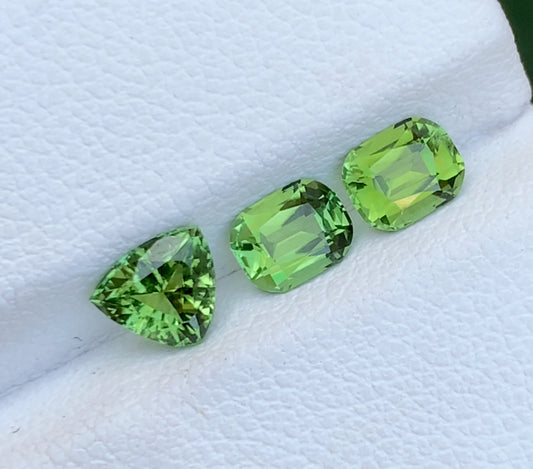Green Tourmaline Lot 1.65 Ct Perfect cut Beautiful Tourmaline AFG - Gemstone