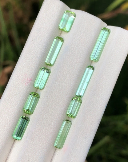 6.25 Ct Green Tourmaline Lot | Loose Gemstones for Jewelry - Gemstone