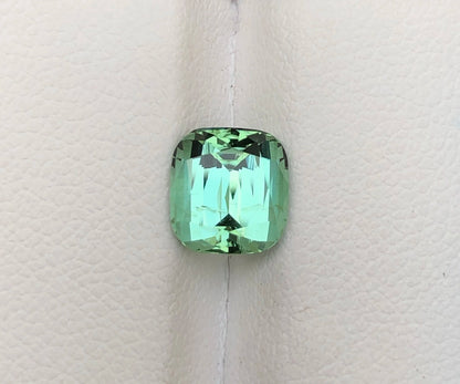 Tourmaline 2.40 Ct Cushion Cut Beautiful Mint Green Tourmaline - Gemstone