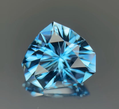 Swiss Topaz 17.30 Ct Heart Shape Exceptional Swiss Blue Topaz - Gemstone