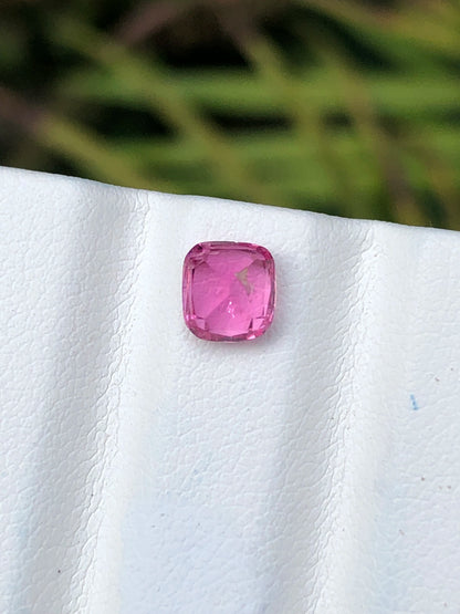1.00 Carat Rubellite - Radiant Pink Tourmaline, - Gemstone