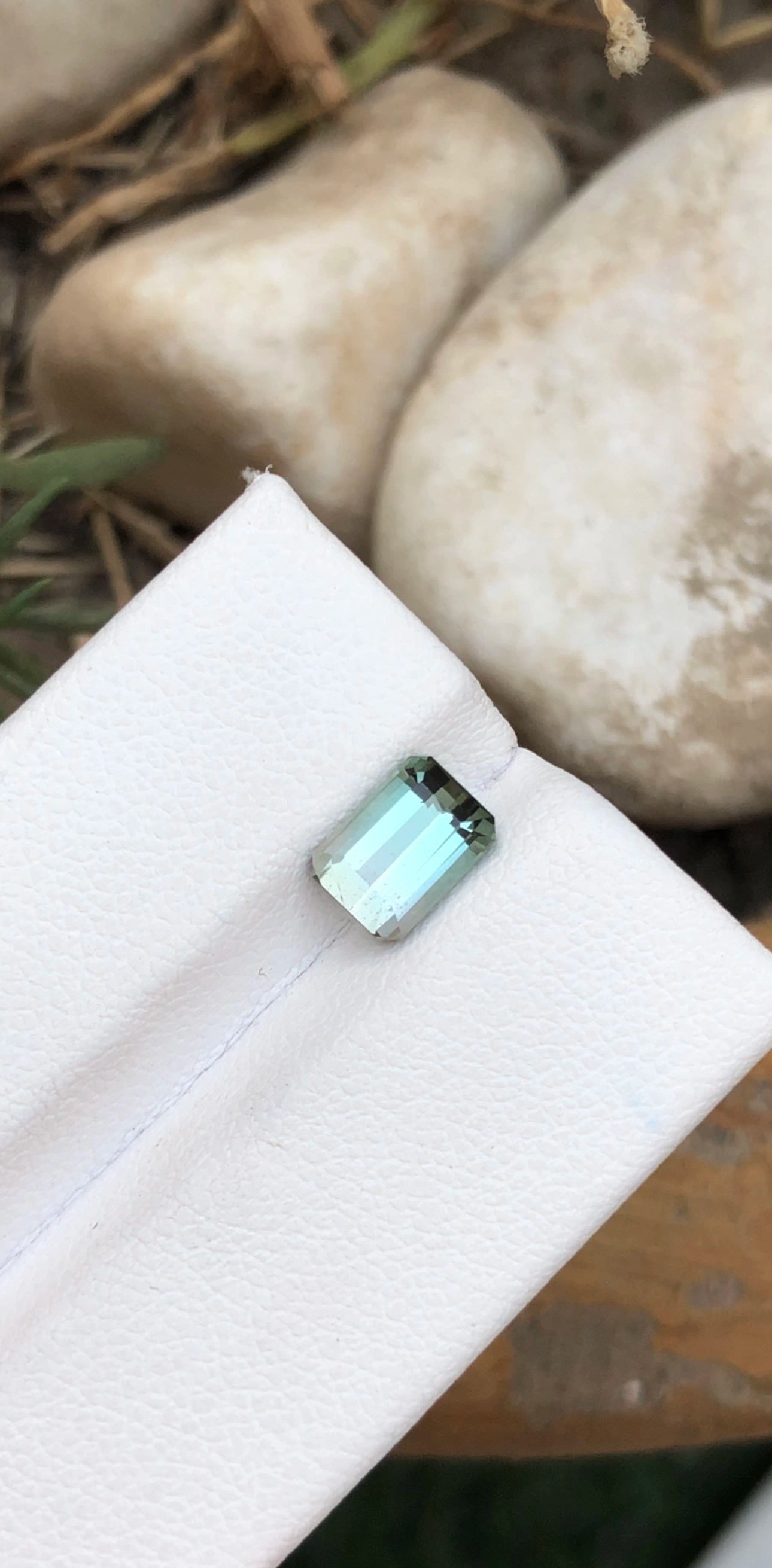 TOURMALINE 1.60 Ct Precision Emerald Cut From Afghanistan - Gemstone