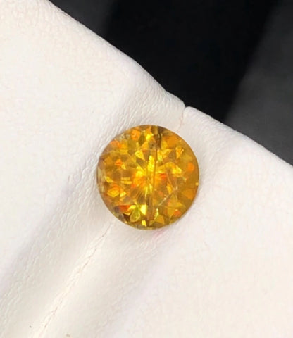 Sphene 1.95 Ct Fancy Cut  Fire Sparkling Yellow Sphene From Pakistan