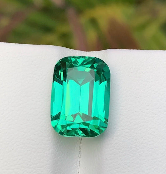 Green Spodumene 12.60 Ct Perfect Faceted Cut  Green Spodumene