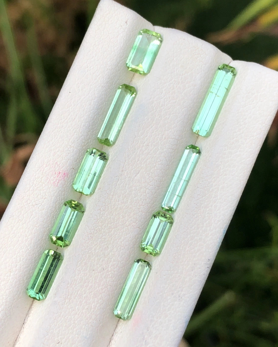 6.25 Ct Green Tourmaline Lot | Loose Gemstones for Jewelry - Gemstone