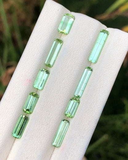 6.25 Ct Green Tourmaline Lot | Loose Gemstones for Jewelry - Gemstone