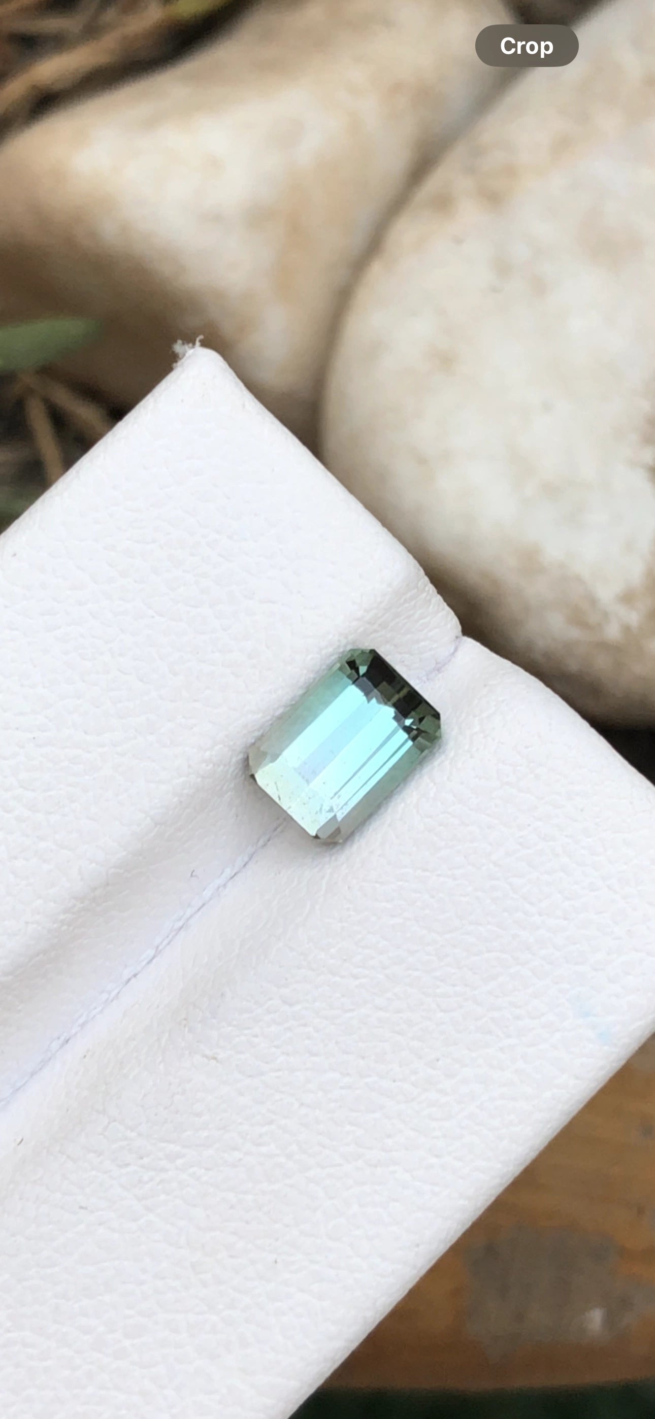 TOURMALINE 1.60 Ct Precision Emerald Cut From Afghanistan - Gemstone