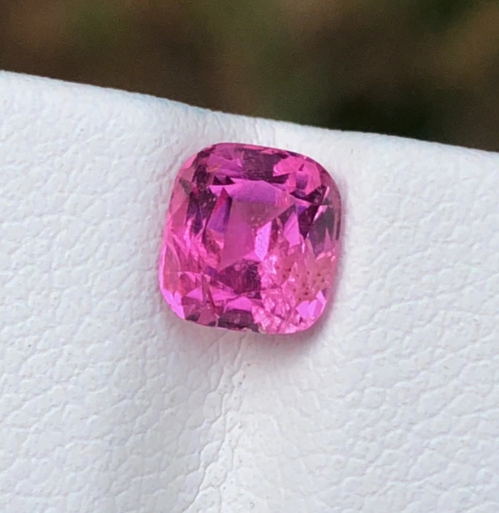 1.00 Carat Rubellite - Radiant Pink Tourmaline, - Gemstone