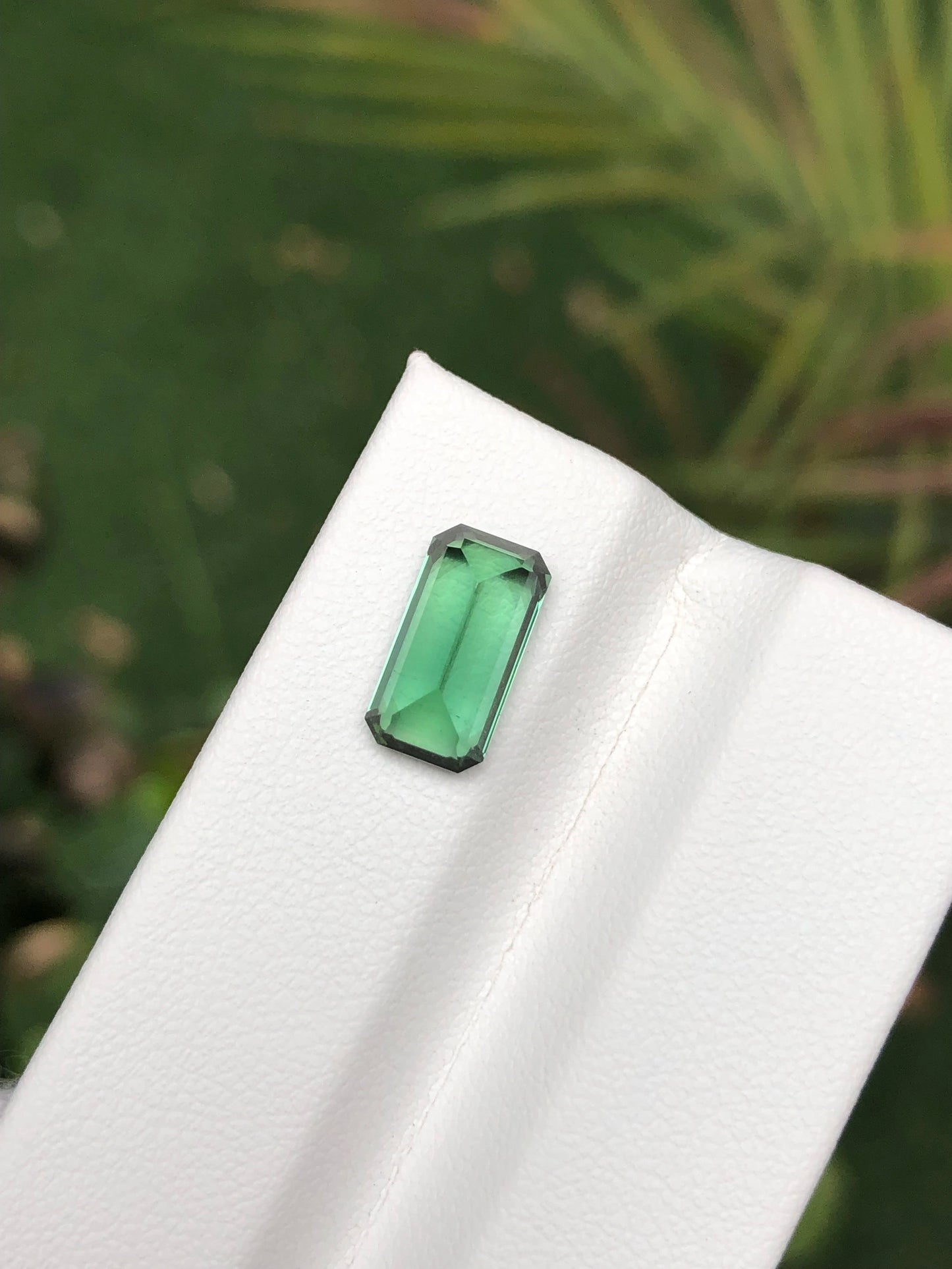 Bluish Green Tourmaline 2.50 Ct Perfect Faceted Cut Tourmaline AFG - Gemstone