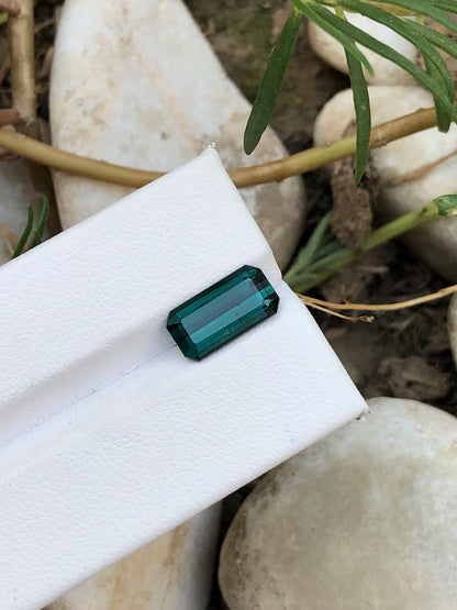 Indicolite Tourmaline 2.90 Ct Perfect Cut Beautiful Indicolite Tourmaline - Gemstone