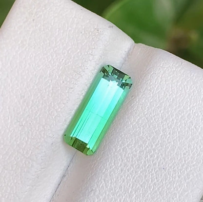 Tourmaline 2.10 Ct Emerald Cut Beautiful Green Tourmaline From AFG - Gemstone