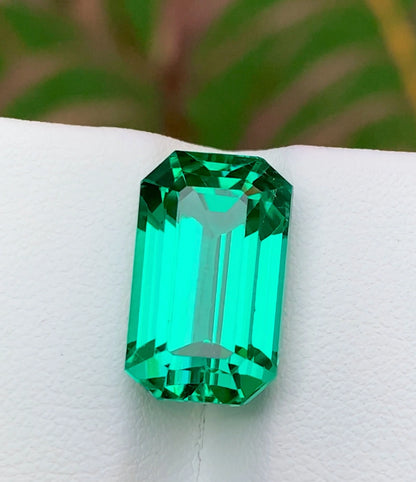 Green Spodumene 13.60 Ct Perfect Faceted Cut  Green Spodumene